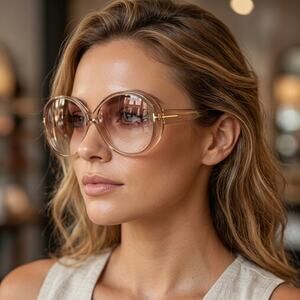 New, TOM FORD Edie-02 Sunglasses TF1116 45T Authentic